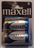 Maxell D batterijen 4 blisters van 2 exemplaren
