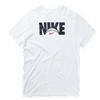 Nike Dri-Fit Logo T-shirt Wit Zwart Kledingmaat : XL