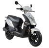 Kymco Agility Long Seat (Techno zilver) bij Central Scooters
