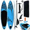 vidaXL Stand Up Paddleboardset opblaasbaar 320x76x15 cm blau