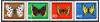 Duitsland 376 - 379 postfris