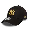 New Era New York Yankees MLB 9Forty Cap Zwart Brons
