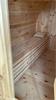 Grote foto schoener yukon cedar barrelsauna met veranda beauty en gezondheid sauna