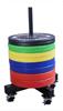 LMX1032 | Crossmaxx® | bumper plate stacker on wheels