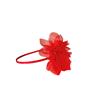 Prinsessen haarband rode grote bloem