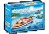 Grote foto playmobil 70091 family fun motorboot met funtubes kinderen en baby duplo en lego
