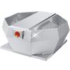 Verticale EC dakventilator 1970 m3/h met schakelaar en drukr