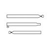 Campking verandastang 25/22 mm 120-200 cm alu