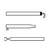 Campking extra dakligger 28/25 mm 170-250 cm alu