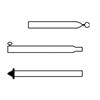 Campking stormstok 25/22 mm 170-260 cm alu