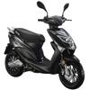 Nipponia e-Rex Elektrische Scooter (Zwart) bij Central Scoot