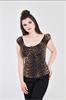 Hell Bunny, Uma Top in Leopard in Small.