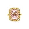 Queen's ring 14 krt - Pink Sakura