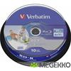 1x10 Verbatim BD-R Blu-Ray 25GB 6x Speed DL Wide Printable C