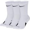 Nike Elite Crew 3-Paar Sokken Wit Zwart Sokmaten EU : 34-38