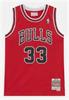 Mitchell & Ness Chicago Bulls Scottie Pippen Jersey Rood Kle