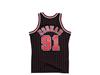 Mitchell & Ness Chicago Bulls Dennis Rodman Jersey Zwart- Ro