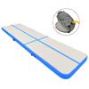 vidaXL Gymnastiekmat met pomp opblaasbaar 700x100x20 cm PVC