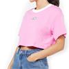 Grote foto wmns nsw cropped logo top roze kledingmaat m kleding dames t shirts