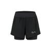 Essential 2-in-1 Hardloopshort Dames Zwart