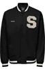 Varsity Jacket Zwart Kledingmaat : XL