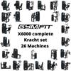 GymFit X6000 complete Kracht set | 26 apparaten |