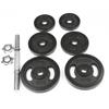 Hammer Fitness Dumbbell Set Zwart 20 kg - Gietijzer - 30mm