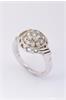 Gouden entourage ring met briljanten