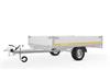 Eduard plateauwagen256 x 180, 1000 kg, lvh 63geremd open aan