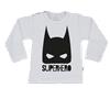 T-Shirt superhero 50/56 / lange mouw / wit