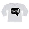 T-Shirt hihi 50/56 / lange mouw / wit