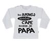 T-Shirt een superheld zonder cape noem je papa 50/56 / lange