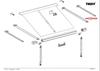 Thule Rafter Arm Assy RH 1200 2.60