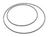 Metalen enkele ring,zwart 50 cm