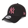 New York Yankees MLB 9Forty Cap Zwart Roze