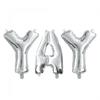 Ballonnen Letter Set Yay Zilver 41cm