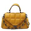 Luxe schoudertas met klep en ketting voor dames - Mode PU le