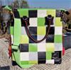 FORTUNATA Italiaans designer tas Groen patchwork - Duurzaam
