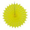 Papieren Waaier Neon Geel 45cm