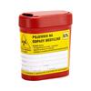 MEDICAL WASTE CONTAINER 0.7 L RED