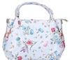 BELLADONNA elegante Italiaanse lederen damestas gebloemd
