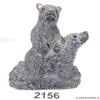 Online Veiling: Paar in steen gesneden beren