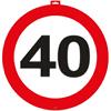 Deurbord 40 Jaar 47cm