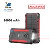 Grote foto solartron aqua pro solar powerbank 20000 mah rood diensten en vakmensen schadeherstellers en spuiterijen