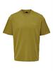 Fred Relaxed Club Print T-shirt Groenbruin Kledingmaat : XL