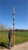 Grote foto houten scheepsmast. holle mast of rondhout op maat watersport en boten bootonderdelen