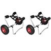 vidaXL Kayaktrolleys 2 st aluminium
