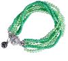 Workshoppakket DoubleBeads armband met glas kristal kralen,
