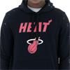 New Era Miami Heat Hoodie Zwart Kledingmaat : L