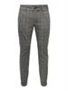Mark Tap Check 40471 Pantalon Licht Grijs Blauw Kledingmaat